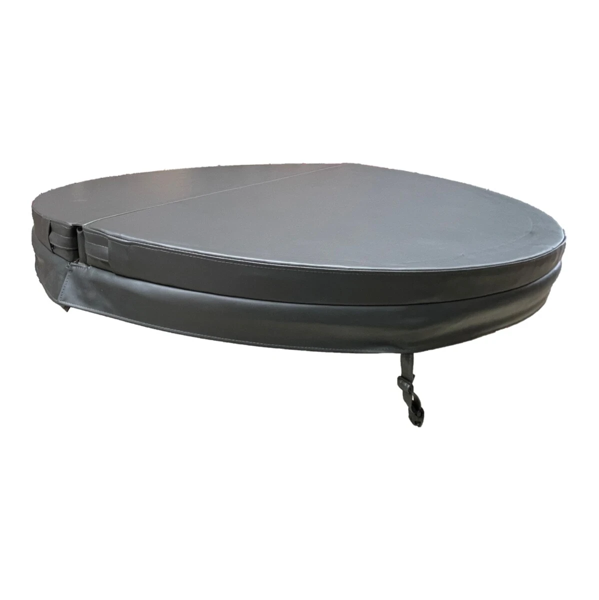 1.83 Metre (72'') Round Hot Tub Cover - Grey 5 1.83 Metre (72'') Round Hot Tub Cover - Grey - Image 3