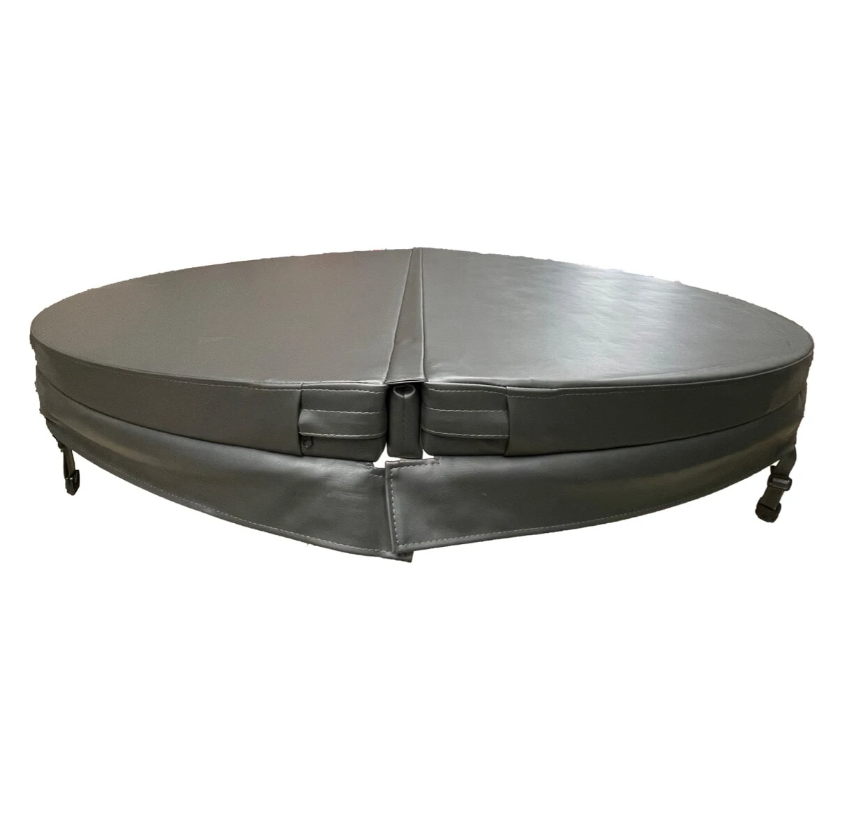 1.83 Metre (72'') Round Hot Tub Cover - Grey 4 1.83 Metre (72'') Round Hot Tub Cover - Grey - Image 2
