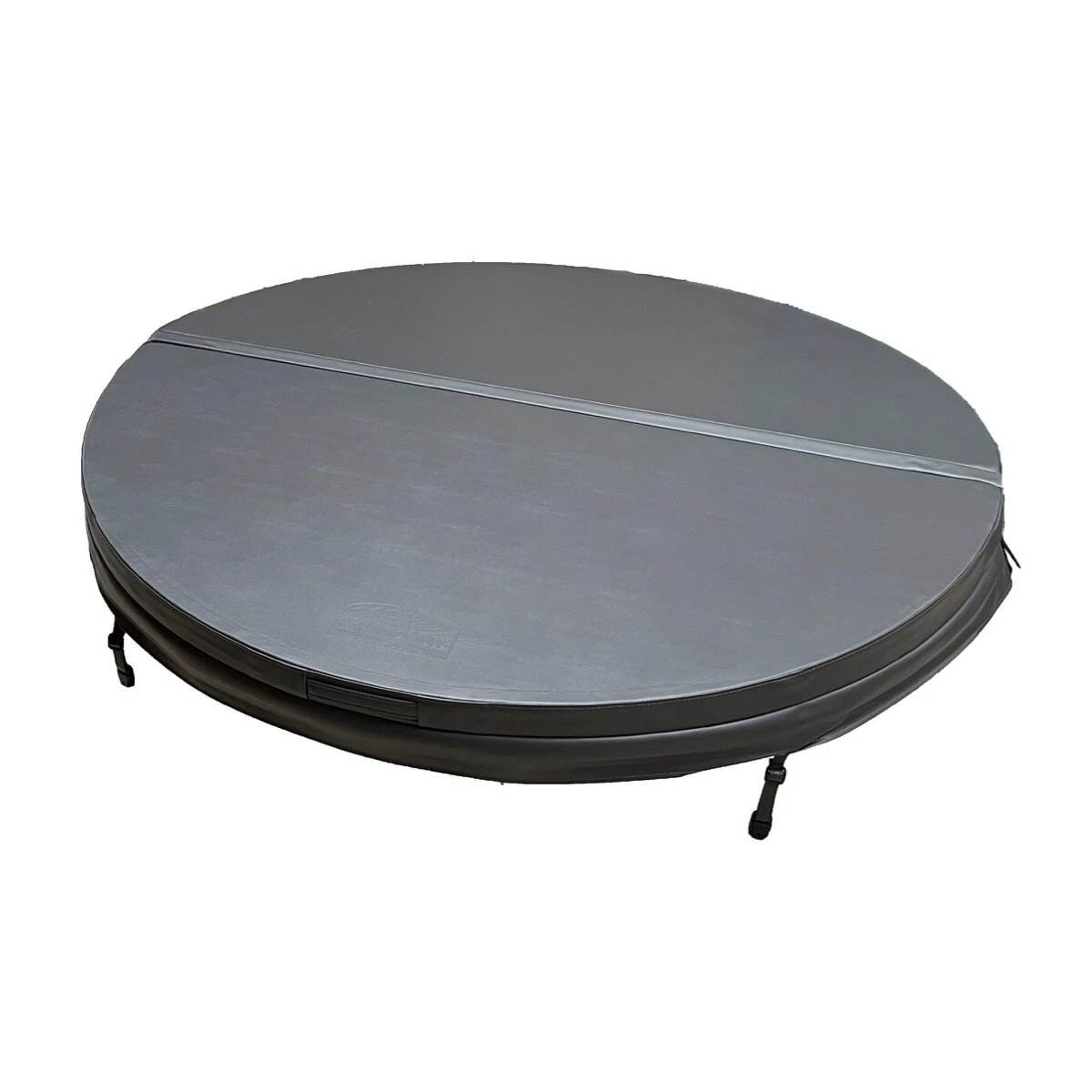 1.83 Metre (72'') Round Hot Tub Cover - Grey 3 1.83 Metre (72'') Round Hot Tub Cover - Grey