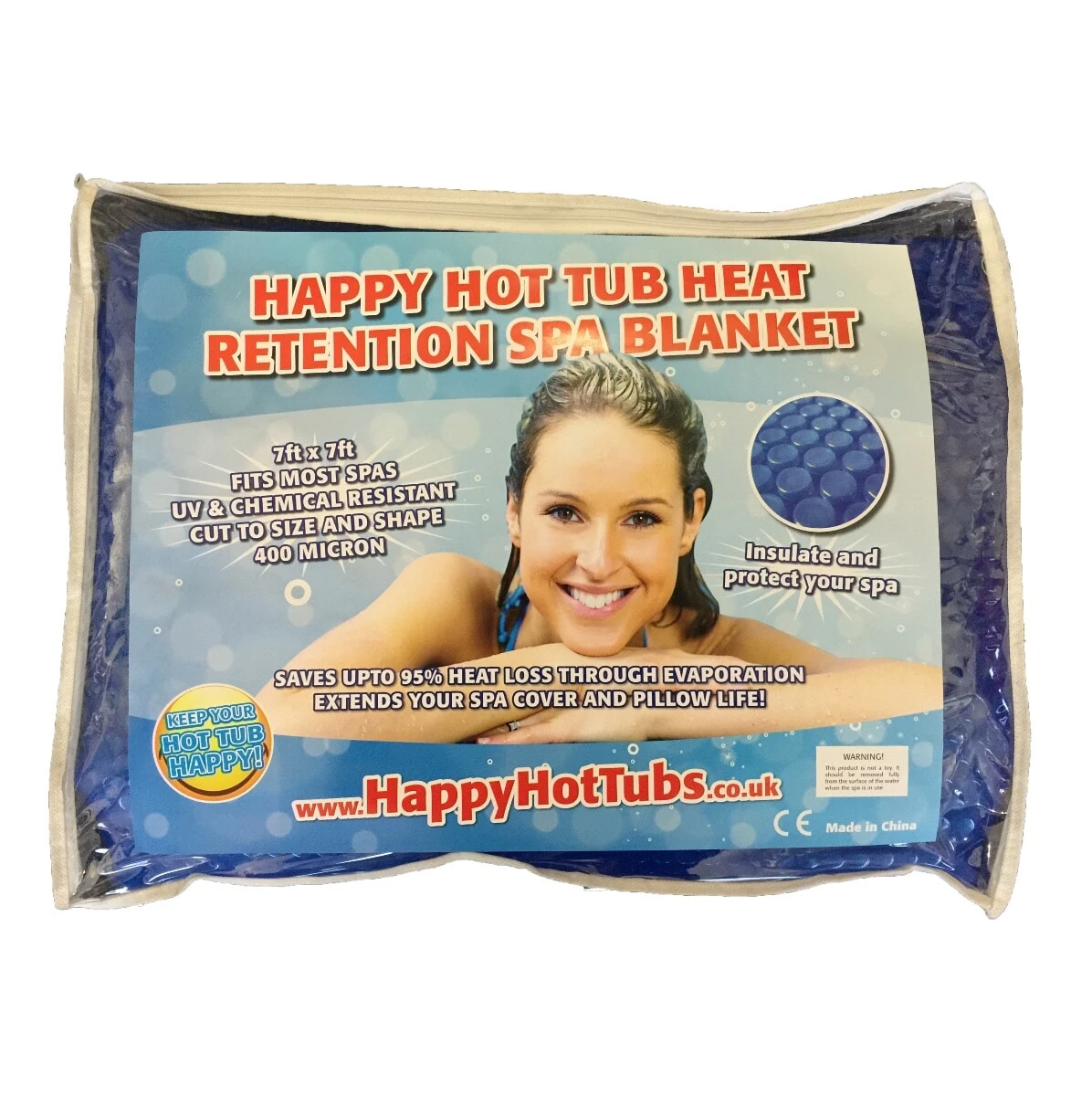 Happy Hot Tubs 7ft Thermal Floating Spa Blanket 3 Happy Hot Tubs 7ft Thermal Floating Spa Blanket