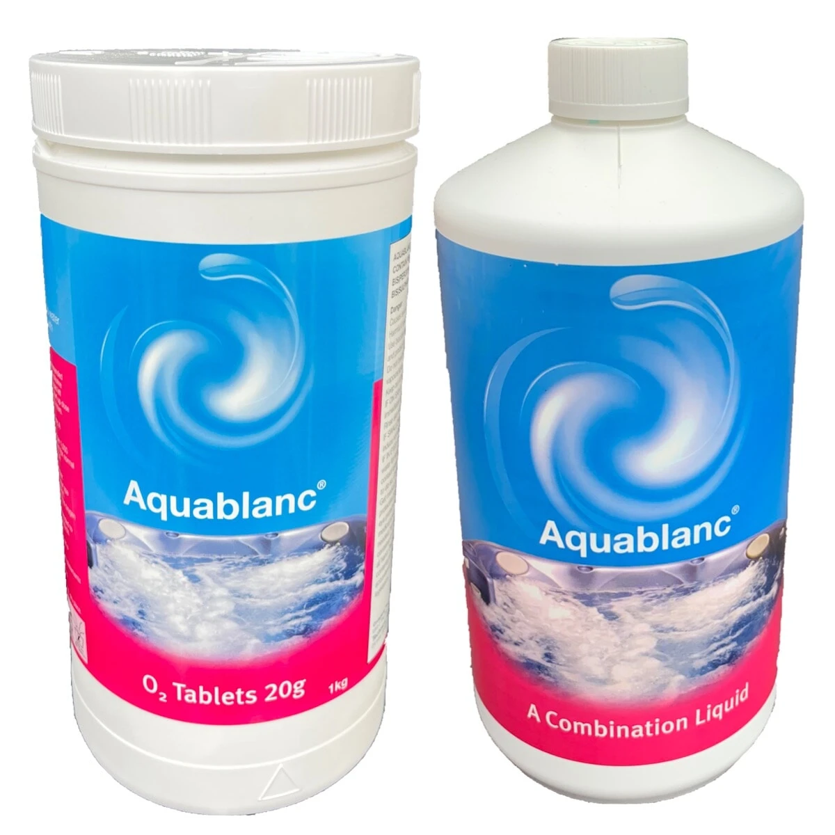 Aquablanc O2 Tablets 1kg + Combination Liquid 1Litre 3 Aquablanc O2 Tablets 1kg + Combination Liquid 1Litre