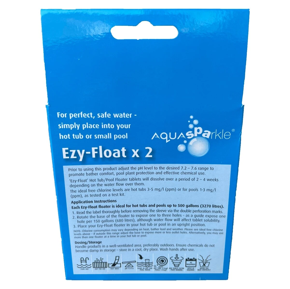 AquaSparkle Ezy-Float Pop Up Chlorine Dispenser (2 X 80g) 4 AquaSparkle Ezy-Float Pop Up Chlorine Dispenser (2 X 80g) - Image 2