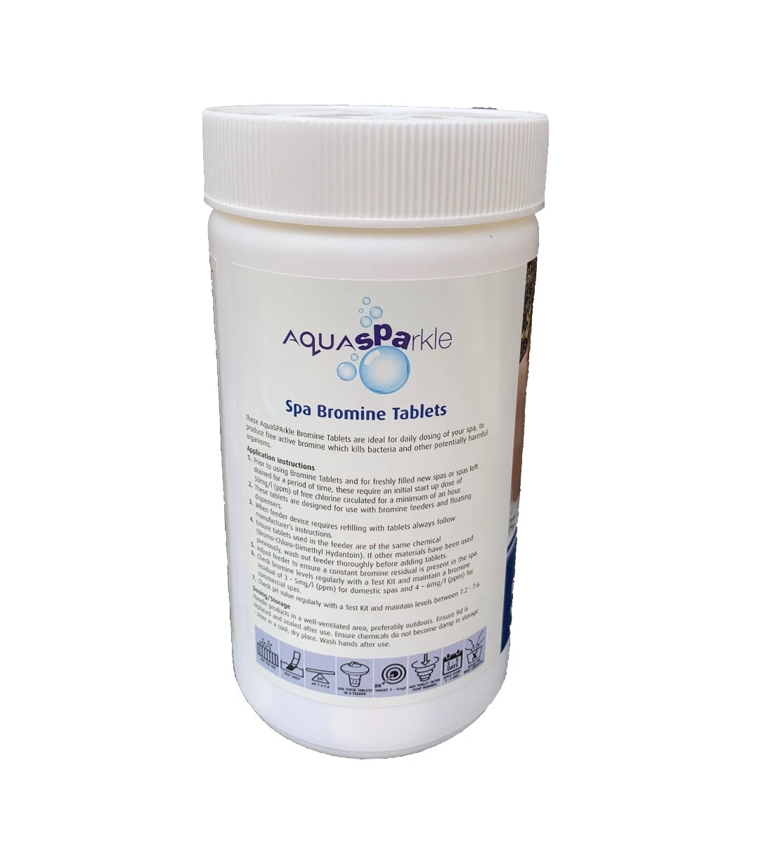 AquaSparkle Spa Bromine Tablets 1kg 4 AquaSparkle Spa Bromine Tablets 1kg - Image 2