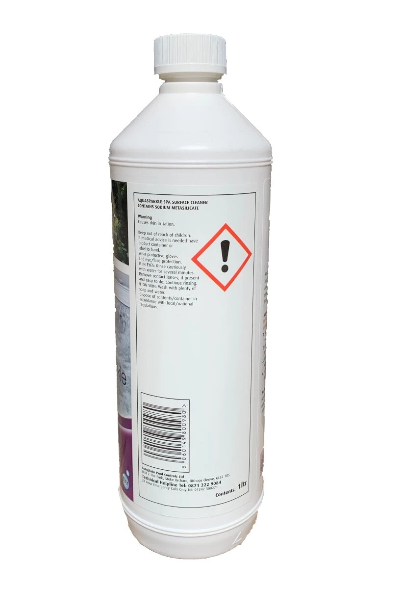 AquaSparkle Spa Surface Cleaner 1 Litre 5 AquaSparkle Spa Surface Cleaner 1 Litre - Image 3