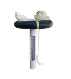 Floating Polar Bear In Ring Thermometer 8 Floating Polar Bear In Ring Thermometer -Bathtub Spa Store bear thermo 3