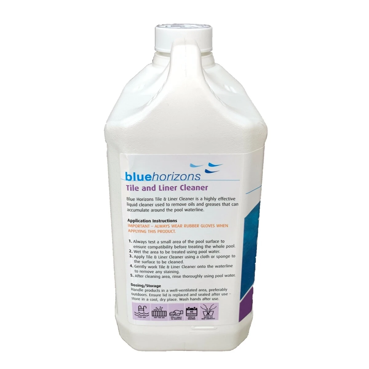 Blue Horizons Tile And Liner Cleaner 2ltr 4 Blue Horizons Tile And Liner Cleaner 2ltr - Image 2