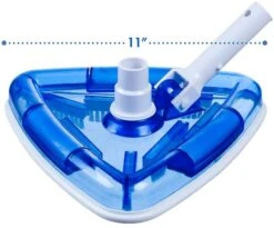 Deluxe Triangular Pool Vacuum Head 11 Deluxe Triangular Pool Vacuum Head -Bathtub Spa Store clear vac head 5
