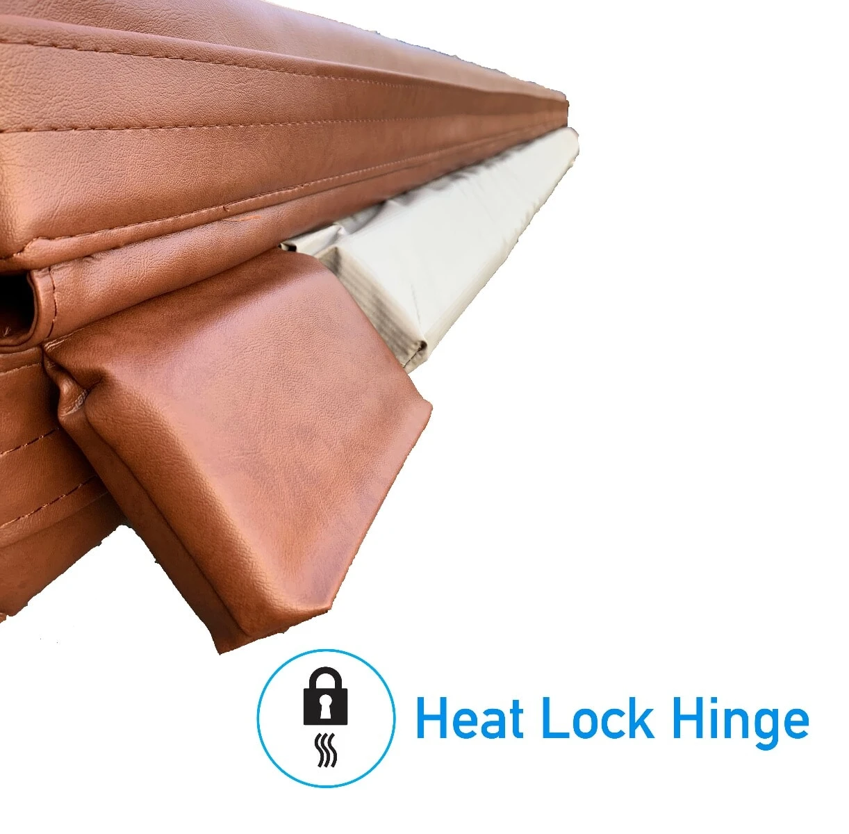 2.135 X 1.98 Metre (84'' X 78'') Rectangular Hot Tub Cover - Brown 6 2.135 X 1.98 Metre (84'' X 78'') Rectangular Hot Tub Cover - Brown - Image 4