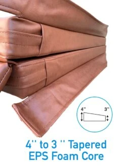 2 Metre (78.75'') Square Hot Tub Cover - Brown 20 2 Metre (78.75'') Square Hot Tub Cover - Brown -Bathtub Spa Store cover 4 1 2