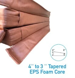 2.135 X 1.98 Metre (84'' X 78'') Rectangular Hot Tub Cover - Brown 11 2.135 X 1.98 Metre (84'' X 78'') Rectangular Hot Tub Cover - Brown -Bathtub Spa Store cover 4 small