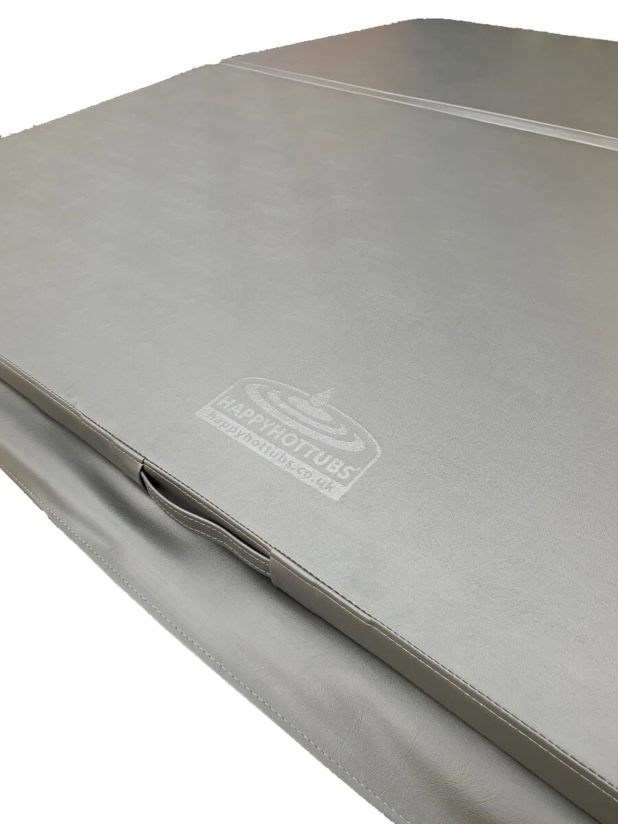 2.19 Metre (86.25'') Square Hot Tub Cover - Grey 4 2.19 Metre (86.25'') Square Hot Tub Cover - Grey - Image 2