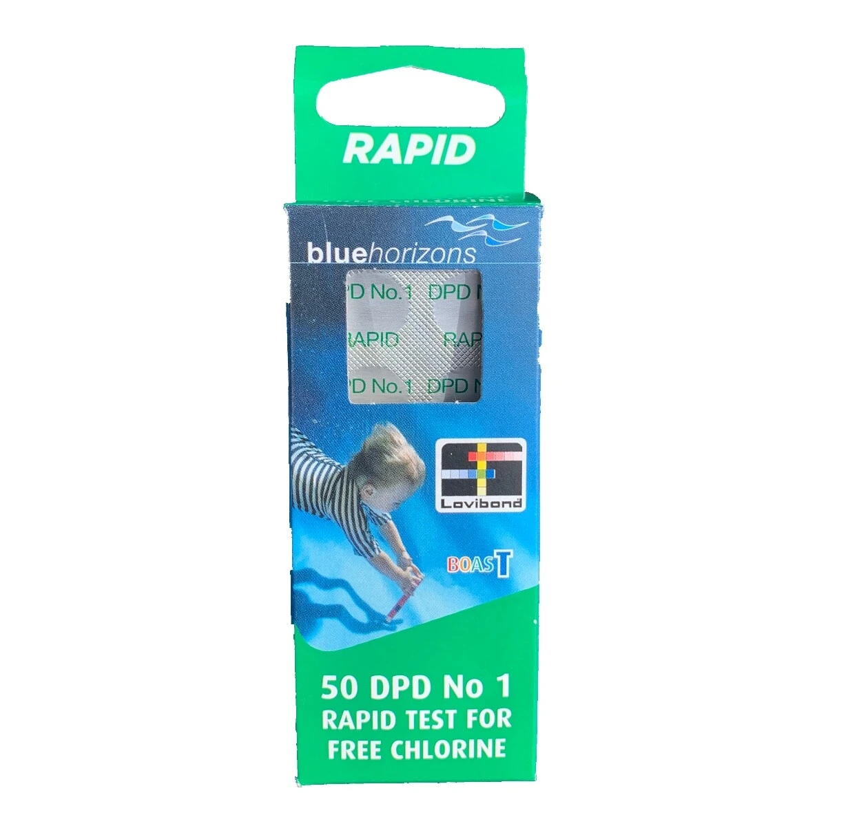 Blue Horizons DPD No 1 Free Chlorine Test Tablets (50 Pack) 4 Blue Horizons DPD No 1 Free Chlorine Test Tablets (50 Pack) - Image 2