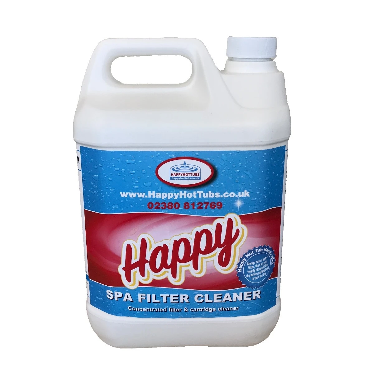 Happy Hot Tubs Filter Cleaner 5 Litre 3 Happy Hot Tubs Filter Cleaner 5 Litre