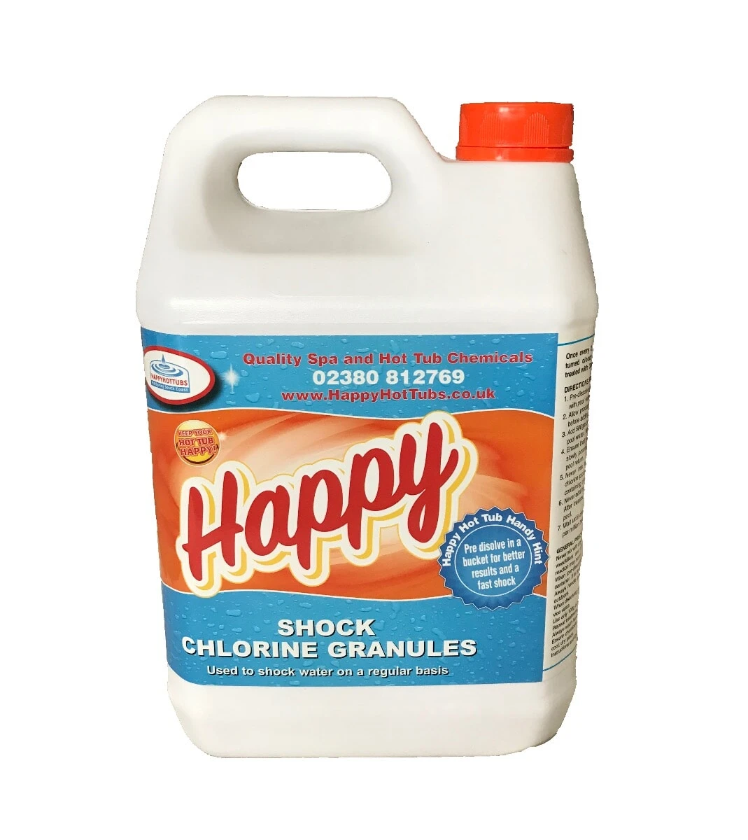 Happy Hot Tubs Granular Chlorine Shock 5kg 3 Happy Hot Tubs Granular Chlorine Shock 5kg