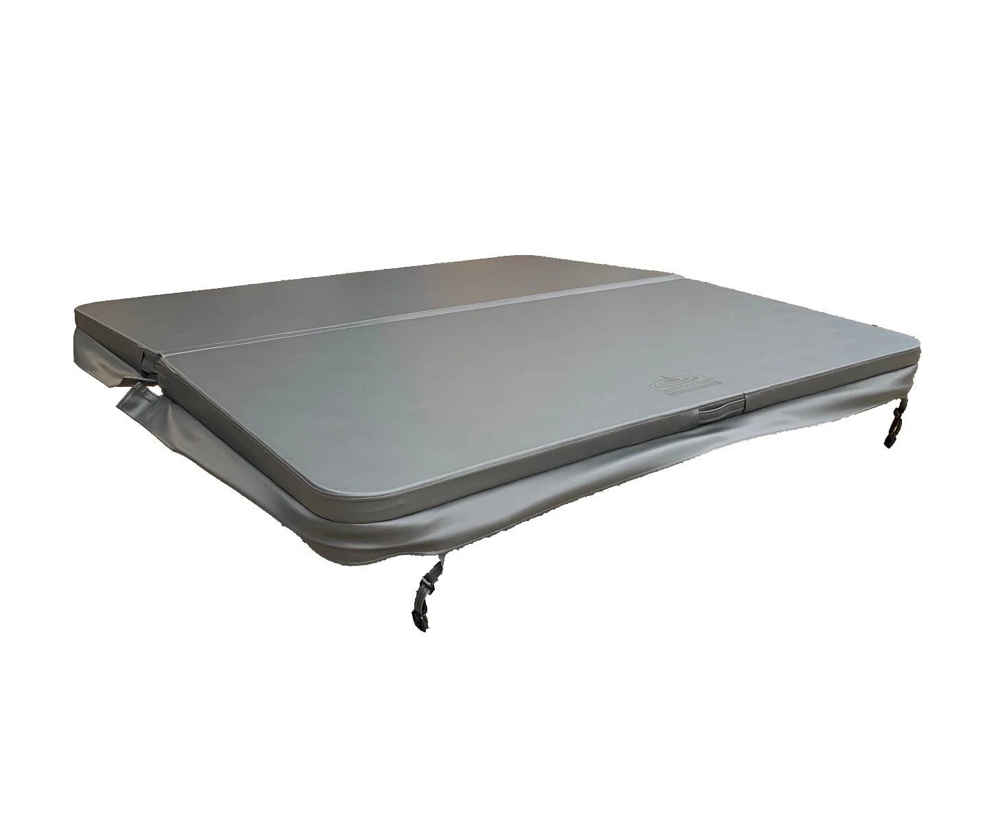 2 Metre (78.75'') Square Hot Tub Cover - Grey 4 2 Metre (78.75'') Square Hot Tub Cover - Grey - Image 2