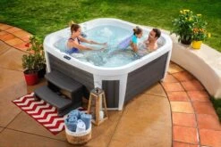 Happy 25 Lounge - 5 Person Hot Tub -Bathtub Spa Store happy 054 pop