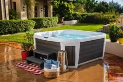 Happy 25 Lounge - 5 Person Hot Tub -Bathtub Spa Store happy 162 pop