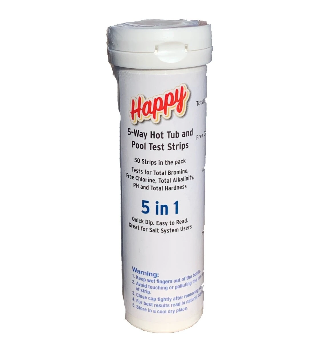 Happy Hot Tubs 5-Way Test Strips 4 Happy Hot Tubs 5-Way Test Strips - Image 2