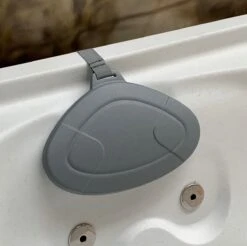 Happy Hot Tubs Weighted Bath & Hot Tub Pillow 9 Happy Hot Tubs Weighted Bath & Hot Tub Pillow -Bathtub Spa Store happy pillow grey 3