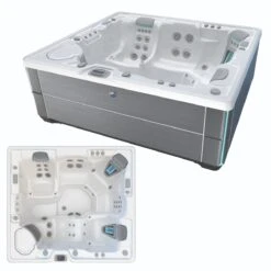 Hot Spring Envoy - 5 Person Hot Tub 9 Hot Spring Envoy - 5 Person Hot Tub -Bathtub Spa Store hot spring highlife envoy 5 person hot tub