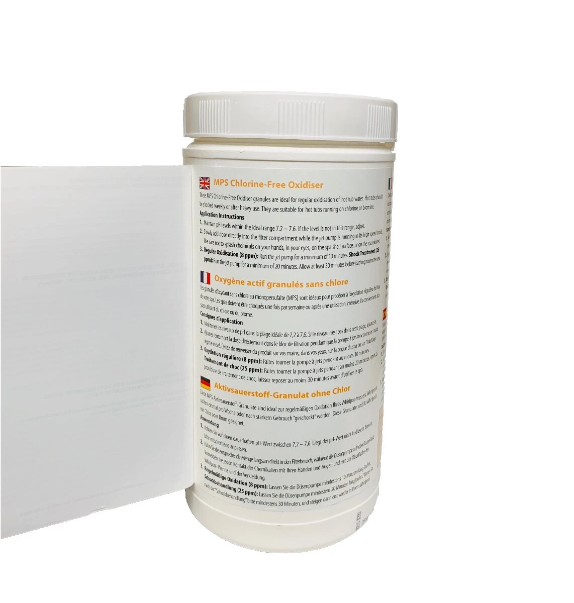 Hot Spring Freshwater MPS Chlorine-Free Oxidiser 1kg 4 Hot Spring Freshwater MPS Chlorine-Free Oxidiser 1kg - Image 2