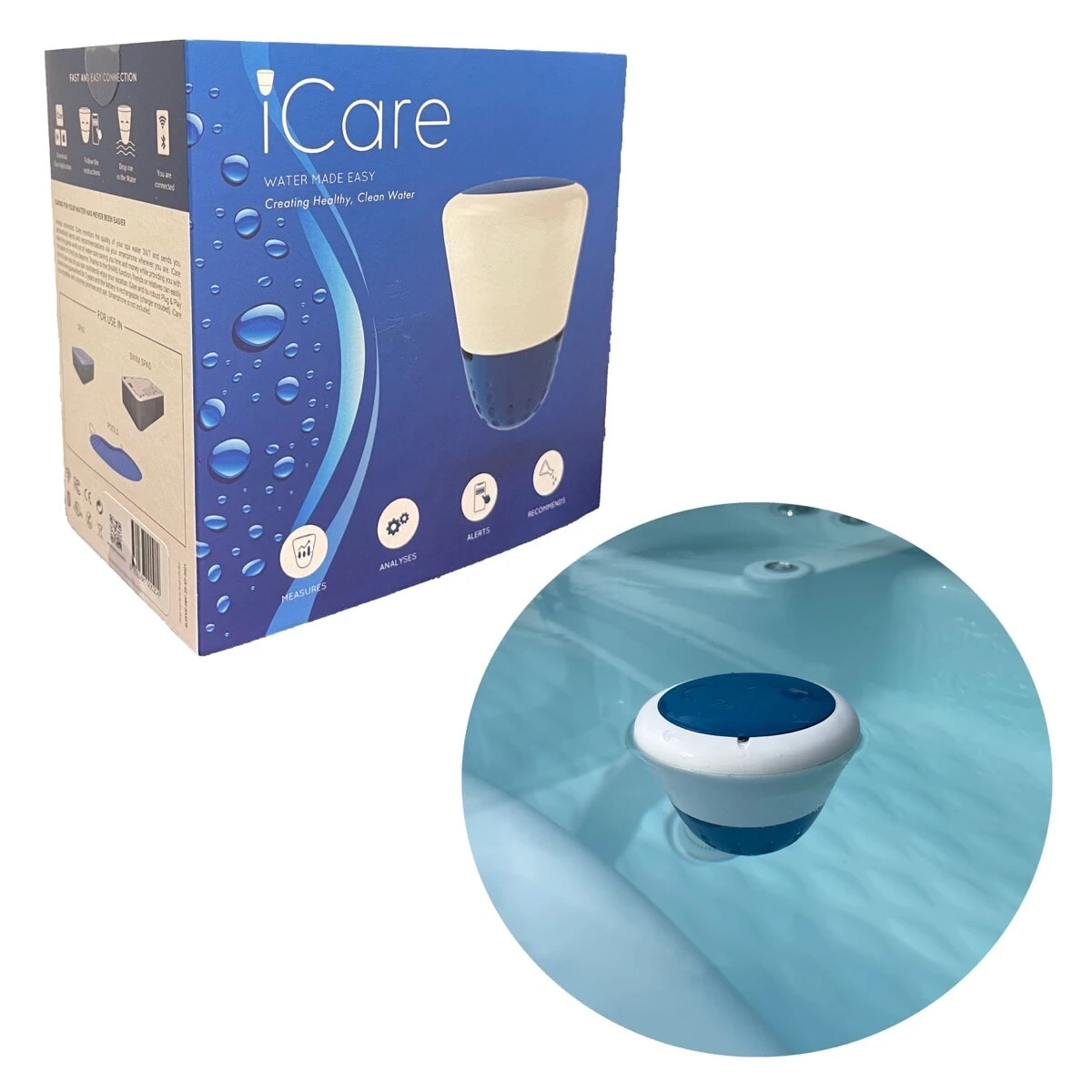 ICare Smart Water Monitor For Hot Tubs & Swimming Pools 3 ICare Smart Water Monitor For Hot Tubs & Swimming Pools