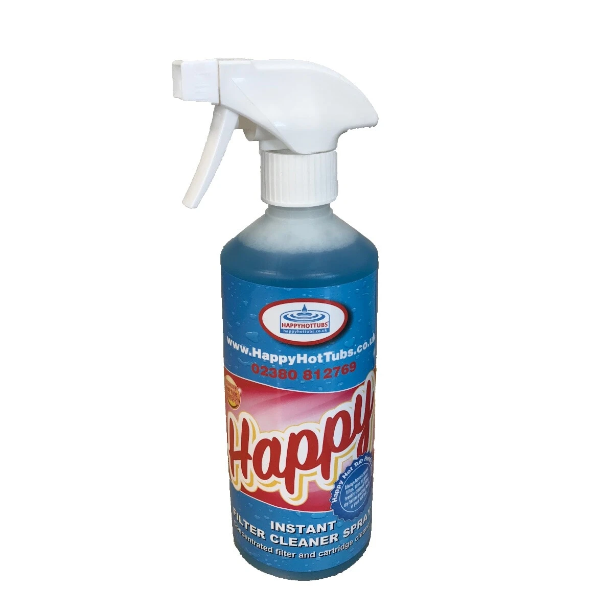 Happy Hot Tubs Instant Filter Cleaner Spray 500ml 3 Happy Hot Tubs Instant Filter Cleaner Spray 500ml
