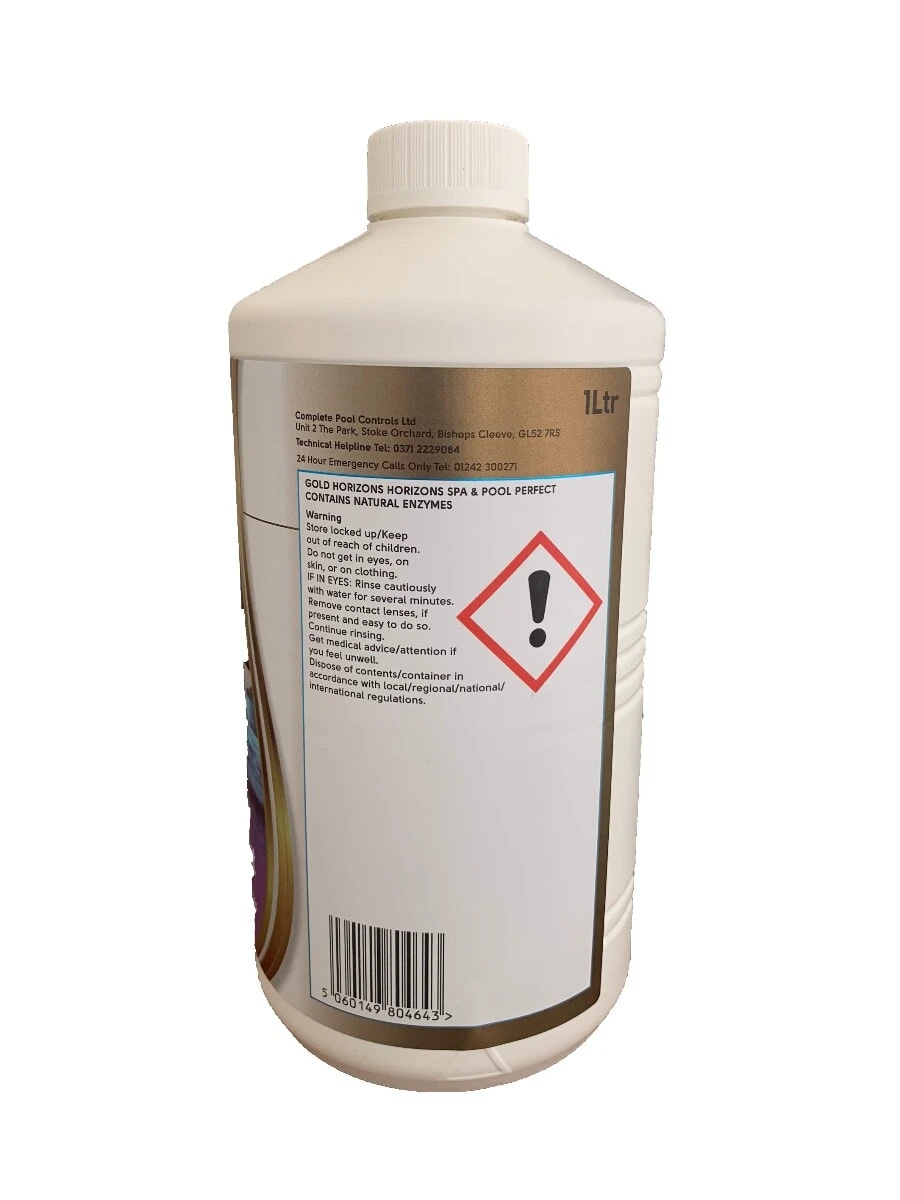 Gold Horizons Spa & Pool Perfect Enzyme Technology 1 Litre 5 Gold Horizons Spa & Pool Perfect Enzyme Technology 1 Litre - Image 3