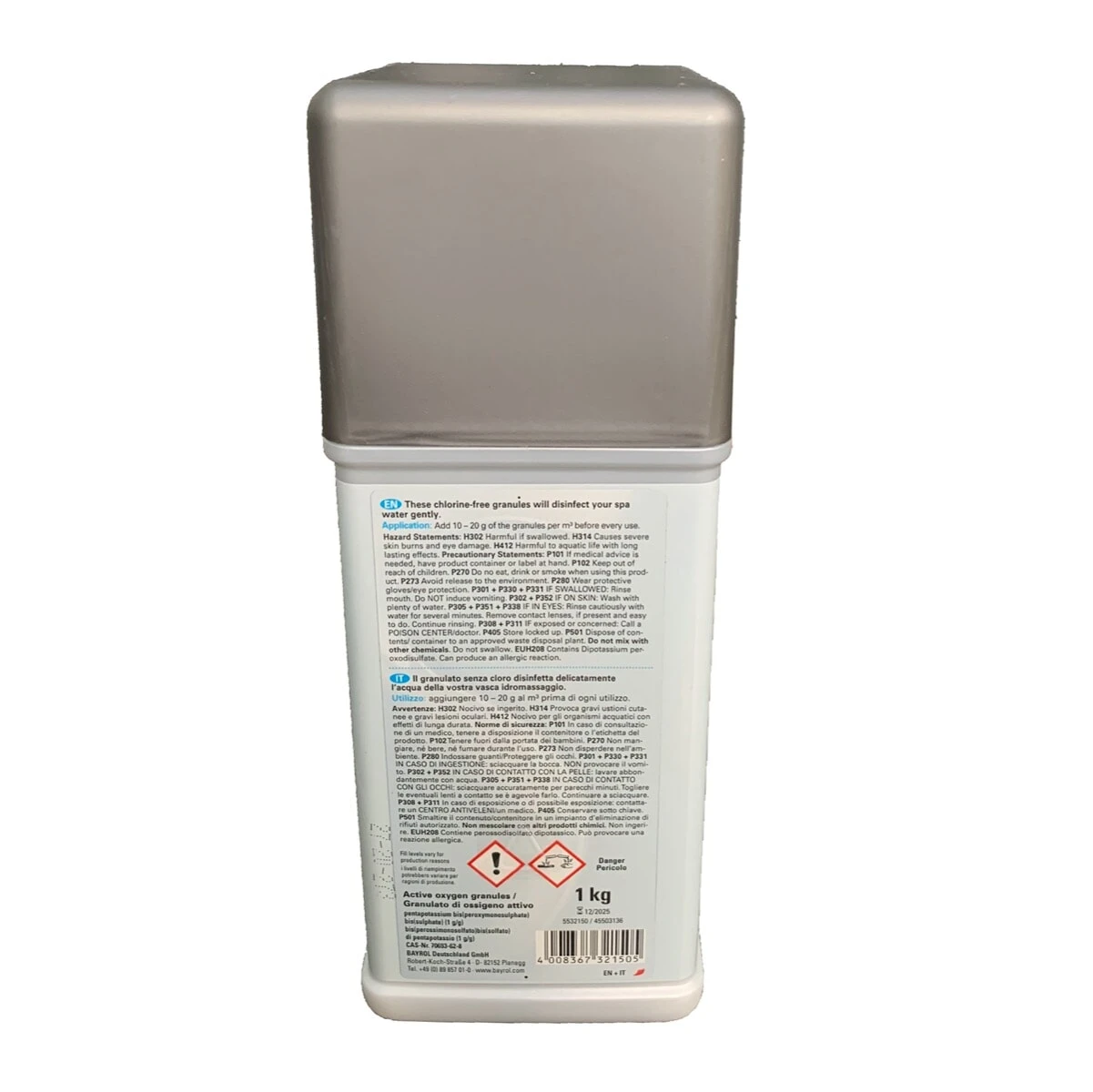 Bayrol Spa Time Active Oxygen Granules 1kg 4 Bayrol Spa Time Active Oxygen Granules 1kg - Image 2