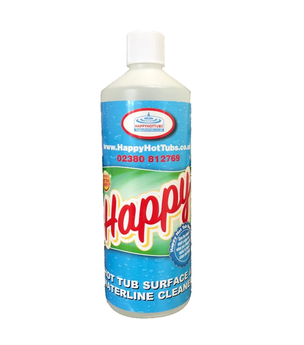 Happy Hot Tubs Waterline & Surface Cleaner 1 Litre 3 Happy Hot Tubs Waterline & Surface Cleaner 1 Litre