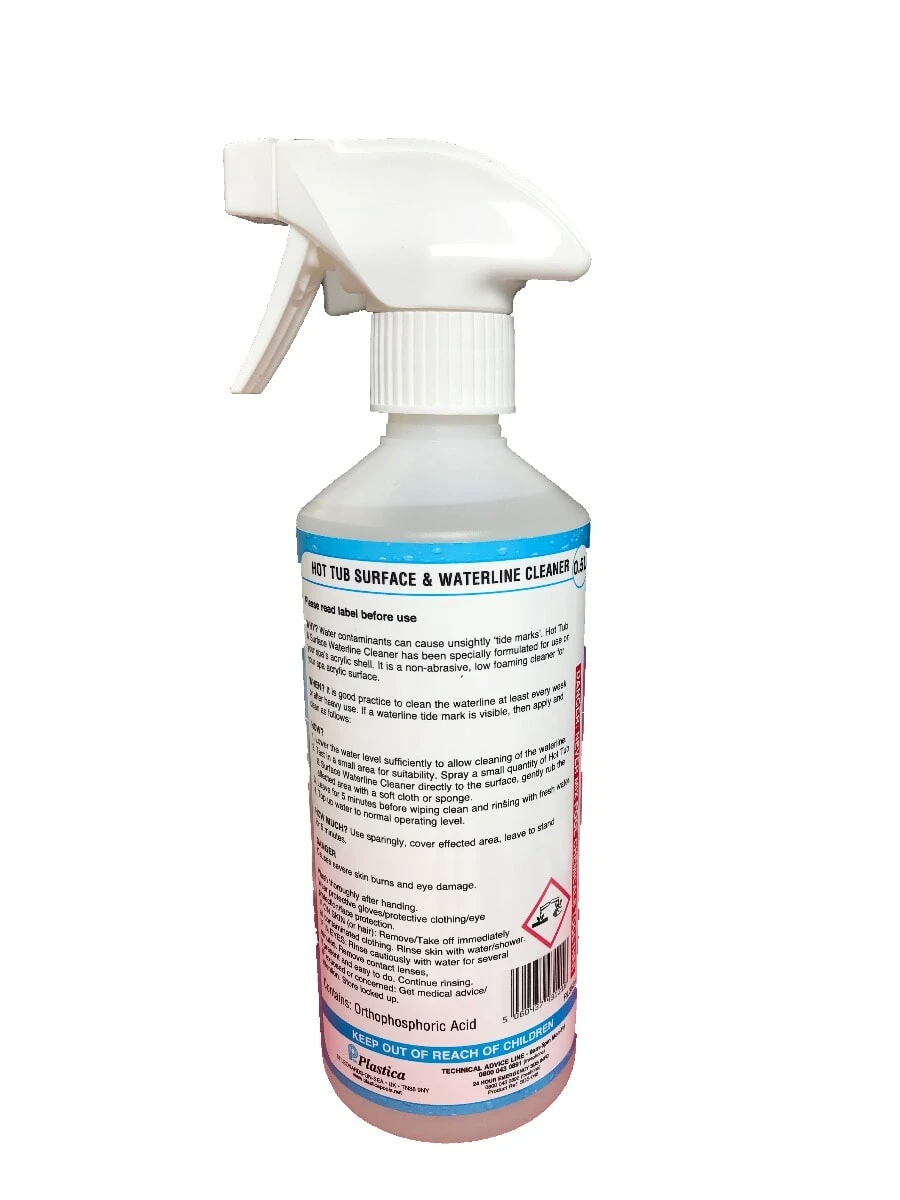 Happy Hot Tubs Waterline / Surface Spray 500ml 4 Happy Hot Tubs Waterline / Surface Spray 500ml - Image 2